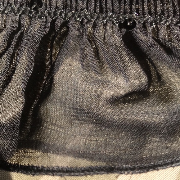 ZARA BLACK RUCHED SEQUIN HIGH NECK LONG SLEEVE MAXI DRESS S NWT - Picture 10 of 13